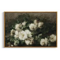 Arte de parede em Simsea, tela de flores vintage de 61x91 cm Arte de parede em Simsea, tela de flores vintage de 61x91 cm