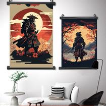 Arte de parede em tela 2 painéis Samurai Warrior 30x45cm e 40x60cm Arte de parede em tela 2 painéis Samurai Warrior 30x45cm e 40x60cm