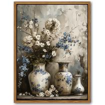 Arte de parede em tela AKWISH Floating Farmhouse Floral Arte de parede em tela AKWISH Floating Farmhouse Floral