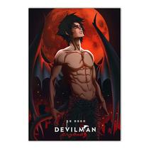 Arte de parede em tela Devilmans Crybabys Fudous Akiras Anime 40x60cm