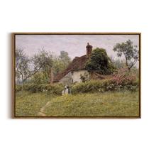 Arte de parede em tela em Simsea Vintage Cottage 51x76 cm Arte de parede em tela em Simsea Vintage Cottage 51x76 cm