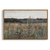 Arte de parede em tela emoldurada em Simsea Landscape Meadow 60x90cm Arte de parede em tela emoldurada em Simsea Landscape Meadow 60x90cm