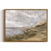 Arte de parede em tela emoldurada em Simsea Vintage Coastal 30x41 cm Arte de parede em tela emoldurada em Simsea Vintage Coastal 30x41 cm