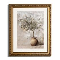 Arte de parede em tela emoldurada Simsea Olive Tree 33x41 cm