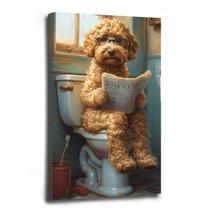 Arte de parede em tela GOVWSRBJ Funny Animal Golden Retriever