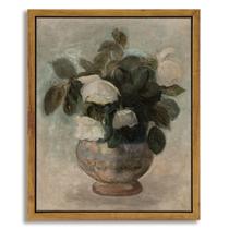 Arte de parede em tela InSimsea Vintage Roses Vaso 20x25cm Arte de parede em tela InSimsea Vintage Roses Vaso 20x25cm