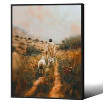 Arte de parede em tela Jesus Leaves The 99 Religious 30x40cm