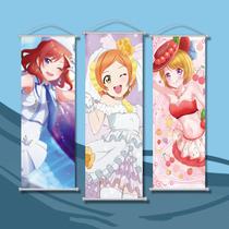 Arte de parede em tela Love Live! Honoka Kousaka 30x75cm x3 Arte de parede em tela Love Live! Honoka Kousaka 30x75cm x3