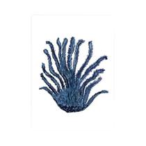 Arte De Parede Em Tela Minimalista De Coral Azul, Decoração Moderna Para Sala De Estar, Imagens Para