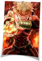 Arte de parede em tela My Heros Academias Bakugous Katsukis Anime