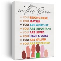 Arte de parede em tela Nvhai Inspirational Diversity Room Decor Arte de parede em tela Nvhai Inspirational Diversity Room Decor