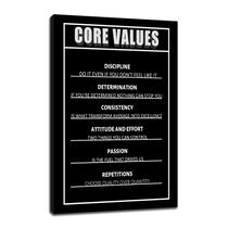 Arte de parede em tela PSYYSP Inspirational Core Values 30x45cm Arte de parede em tela PSYYSP Inspirational Core Values 30x45cm