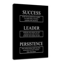 Arte de parede em tela PSYYSP Success Leader Persistence 30x45cm Arte de parede em tela PSYYSP Success Leader Persistence 30x45cm