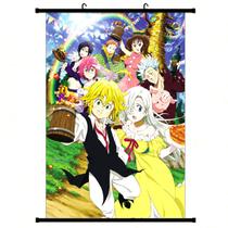 Arte de parede em tela Seven Deadly Sins Meliodas Bans Anime 40x60cm