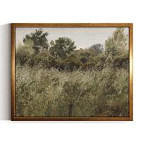 Arte de parede em tela Simsea Vintage Oat Field 20x25 cm