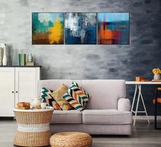 Arte de parede em tela Whiteline Modern Living Terra 71x71 cm Black Frame Arte de parede em tela Whiteline Modern Living Terra 71x71 cm Black Frame