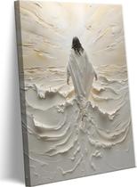 Arte de parede em tela ZCBS Abstract Jesus Walking on Water 30x40cm