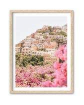 Arte de parede Hesendot Amalfi Coast 30x41 cm Moldura de carvalho Arte de parede Hesendot Amalfi Coast 30x41 cm Moldura de carvalho