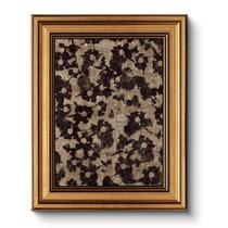 Arte de parede HUARCEY Flor triturada emoldurada em ouro 20x25 cm Arte de parede HUARCEY Flor triturada emoldurada em ouro 20x25 cm