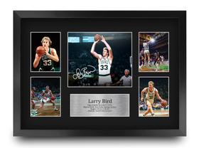 Arte de Parede HWC Trading Larry Bird 41x30 cm Quadro emoldurado