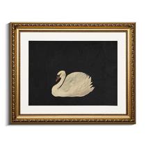 Arte de parede Impressão em tela VIYYIEA Swan Gold Frame 33x41cm Arte de parede Impressão em tela VIYYIEA Swan Gold Frame 33x41cm