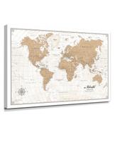 Arte de Parede IPIC Mapa-Múndi Vintage em Canvas 91 x 61 cm Arte de Parede IPIC Mapa-Múndi Vintage em Canvas 91 x 61 cm
