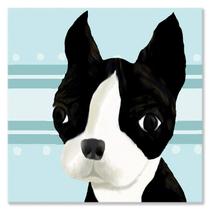 Arte de Parede Oopsy Daisy NI5471 Boston Terrier 25x25 cm Arte de Parede Oopsy Daisy NI5471 Boston Terrier 25x25 cm