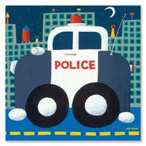 Arte de Parede Oopsy Daisy Viatura Policial 25 x 25 cm em Tela Arte de Parede Oopsy Daisy Viatura Policial 25 x 25 cm em Tela