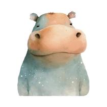 Arte De Parede Para Quarto Infantil Animais De Berçário Girafa Hipopótamo Crocodilo Impressões Em