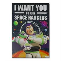 Arte de parede Silver Buffalo Disney Toy Story Buzz Lightyear