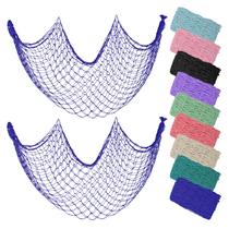 Arte de parede ZUEXT Blue Fishing Net Decor 203x102 cm, 2 unidades
