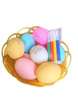 Arte E Atividade Com Ovinhos De Páscoa Para Colorir 10unidad