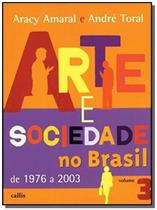 Arte e sociedade no brasil de 1976 a 2003 - vol. 3