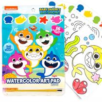 Arte em aquarela Pad Horizon Group USA Baby Shark 3 anos