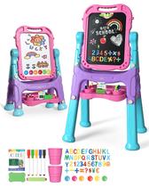Arte infantil de dupla face Easel Lehoo Castle 4 em 1 com acesso. Arte infantil de dupla face Easel Lehoo Castle 4 em 1 com acesso.