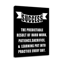 Arte motivacional de parede em tela YSPCSUN Positive Sign 45x60cm Arte motivacional de parede em tela YSPCSUN Positive Sign 45x60cm