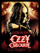 Arte Ozzy Osbourne Black Moldura 42x29cm