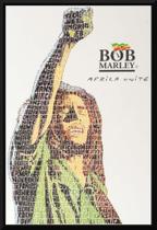 Arte Quadro Bob Marley Reggae Moldura 42x29cm