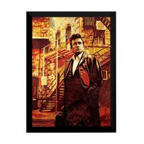 Arte Quadro Jonny Cash Man In Black Retro Decorativo 42x29cm Arte Quadro Jonny Cash Man In Black Retro Decorativo 42x29cm