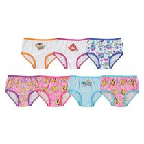 Artesanato Meninas Da Disney Princesa 7 Pack Cueca, Multi, 6