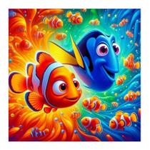 Artesanato Pintura Diamante Diy 20x20 - NEMO E DORY