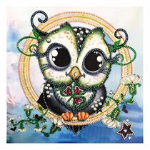 Artesanato Pintura Diamante Diy 30X30 - CORUJA III