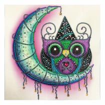 Artesanato Pintura Diamante Diy 30X30 - CORUJA LUA Artesanato Pintura Diamante Diy 30X30 - CORUJA LUA