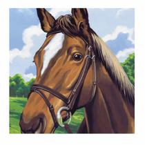 Artesanato Pintura Diamante Diy 30X40 - CAVALO ANIMADO