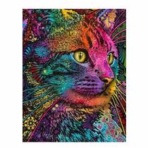 Artesanato Pintura Diamante Diy 30X40 - GATO CY-DW13217 Artesanato Pintura Diamante Diy 30X40 - GATO CY-DW13217