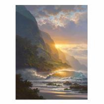 Artesanato Pintura Diamante Diy 30X40 - ondas CY-FJ10422