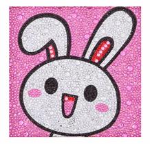 Artesanato Pintura Diamante Diy KIDS 18X18 COELHO BMX029 Artesanato Pintura Diamante Diy KIDS 18X18 COELHO BMX029