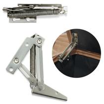 Articulação Dobradiça C/ Mola P/ Tampa De Baú - Kit 5 Pares Articulação Dobradiça C/ Mola P/ Tampa De Baú - Kit 5 Pares