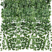 Artificial Ivy Garlands CEWOR, pacote com 48 videiras verdes de 2,2 m