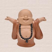Artigo de Decoração Buda Mini Monge do Abraço 12cm BW44435-3A